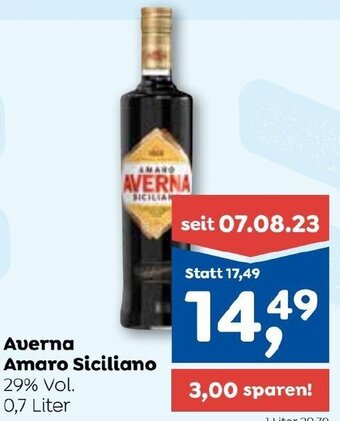 ADEG Averna Amaro Siciliano 29% Vol. 0,7 Liter Angebot