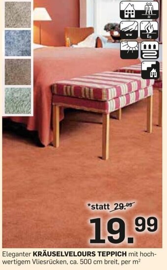 Möbel Ludwig KRÄUSELVELOURS TEPPICH Angebot