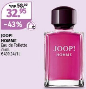 Müller JOOP! HOMME Eau de Toilette 75 ml Angebot