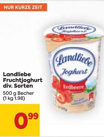 Billa Landliebe Fruchtjoghurt div. Sorten 500 g Becher Angebot
