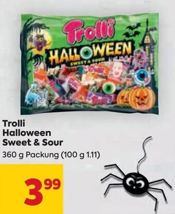 Billa Trolli Halloween Sweet & Sour 360 g Packung Angebot