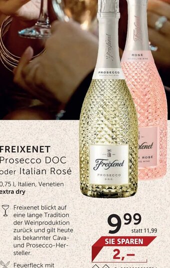 Interspar FREIXENET Prosecco DOC oder Italian Rosé Angebot
