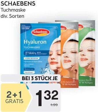 Bipa SCHAEBENS Tuchmaske div. Sorten Angebot