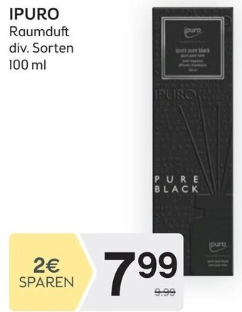 Bipa IPURO Raumduft div. Sorten 100 ml Angebot