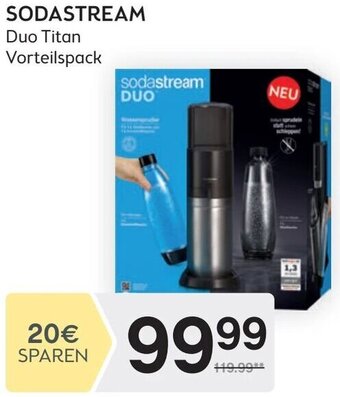 Bipa SODASTREAM Duo Titan Vorteilspack Angebot