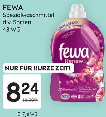 Bipa FEWA Spezialwaschmittel div. Sorten 48 WG Angebot