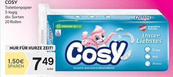 Bipa COSY Toilettenpapier 3-lagig Angebot