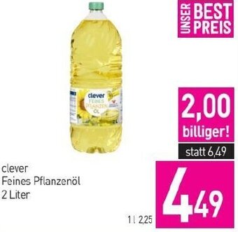 Sutterlüty clever Feines Pflanzenöl 2 Liter Angebot