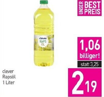Sutterlüty clever Rapsöl 1 Liter Angebot