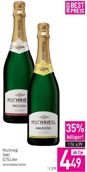 Sutterlüty Hochriegl Sekt 0,75 Liter Angebot
