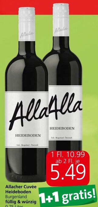 Spar Cuvée heideboden Angebot