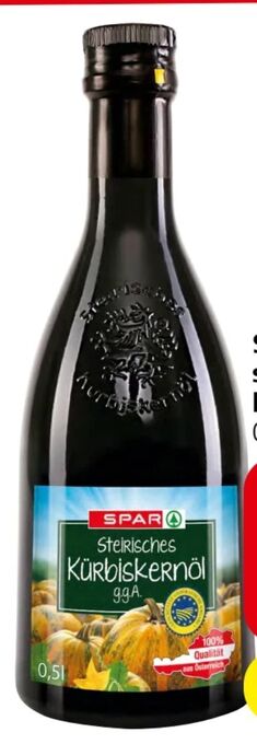 Spar Steirisches kürbiskernöl Angebot