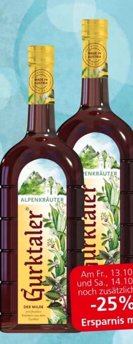 Spar Der milde kräuterlikör Angebot