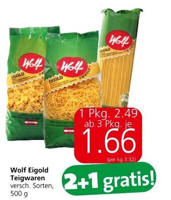 Spar Eigold teigwaren Angebot