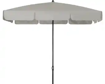 Hornbach Sonnenschirm mittelstockschirm doppler sunline neo 185x120 cm polyester hellgrau Angebot