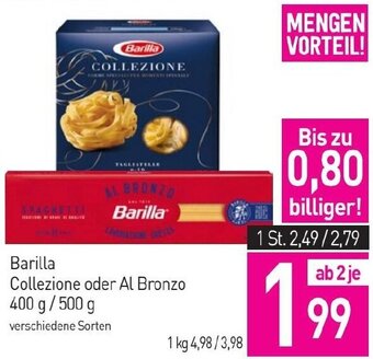 Sutterlüty Barilla Collezione oder Al Bronzo 400 g/ 500 g Angebot