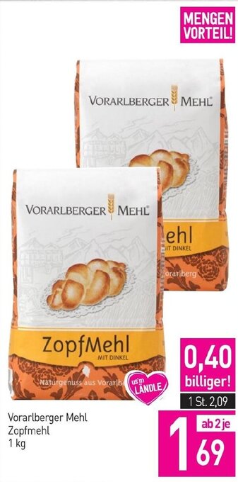 Sutterlüty Vorarlberger Mehl Zopfmehl 1 kg Angebot