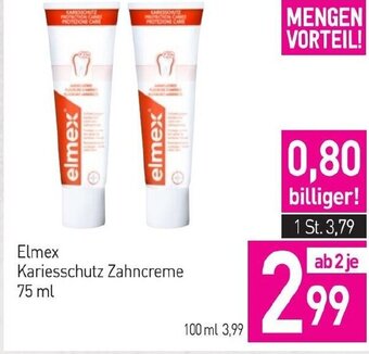 Sutterlüty Elmex Kariesschutz Zahncreme 75 ml Angebot
