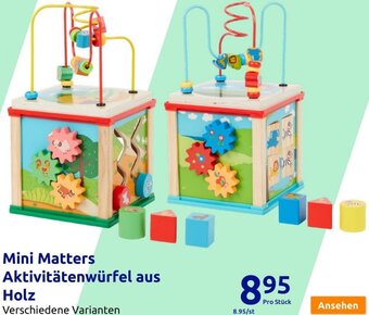 Action Mini Matters Aktivitätenwürfel aus Angebot