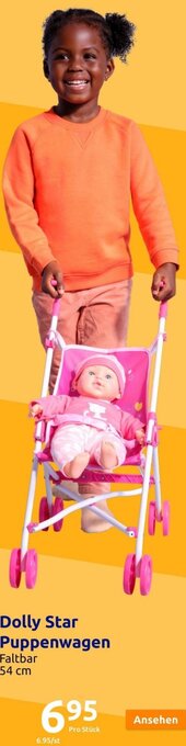 Action Dolly Star Puppenwagen Faltbar 54 cm Angebot