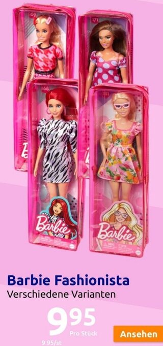 Action Barbie Fashionista Angebot