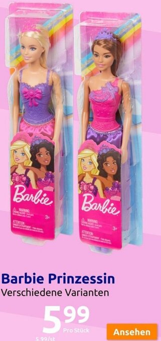 Action Barbie Prinzessin Angebot