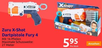 Action Zuru X-Shot Dartpistole Fury 4 Angebot