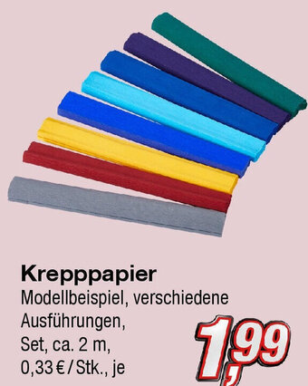 KiK Krepppapier Angebot