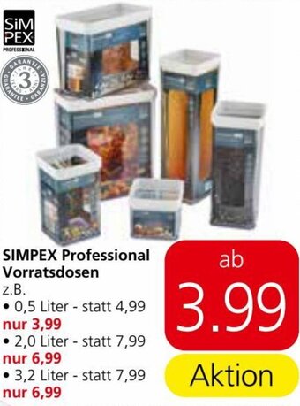 Eurospar SIMPEX Professional Vorratsdosen 0,5 Liter Angebot