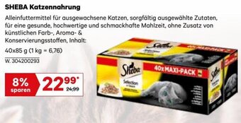 Lagerhaus SHEBA Katzennahrung Angebot
