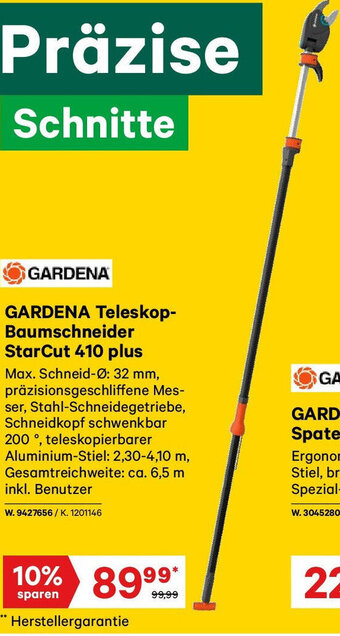 Lagerhaus GARDENA Teleskop-Baumschneider StarCut 410 plus Angebot