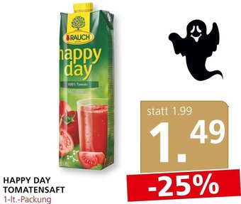 SPAR Gourmet HAPPY DAY TOMATENSAFT 1-It.-Packung Angebot