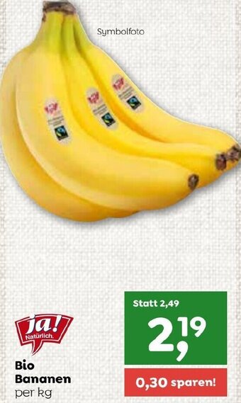 ADEG Bio Bananen per kg Angebot