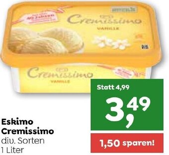 ADEG Eskimo Cremissimo div. Sorten 1 Liter Angebot