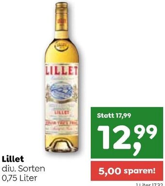 ADEG Lillet diu. Sorten 0,75 Liter Angebot