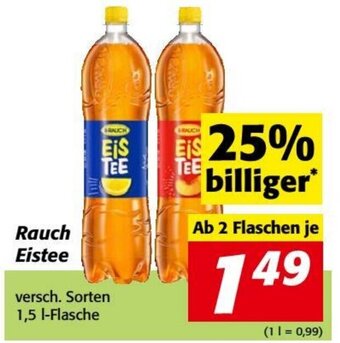 Nah&Frisch Rauch Eistee versch. Sorten 1,5 l-Flasche Angebot