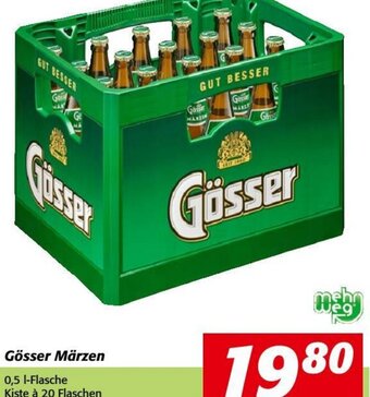 Nah&Frisch Gösser Märzen 0,5 l-Flasche Kiste à 20 Flaschen Angebot
