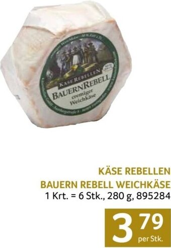 Transgourmet KÄSE REBELLEN BAUERN REBELL WEICHKÄSE per Stk. Angebot