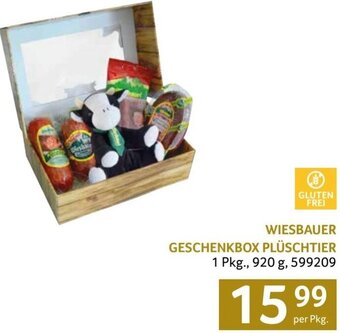 Transgourmet WIESBAUER GESCHENKBOX PLÜSCHTIER per Pkg. Angebot