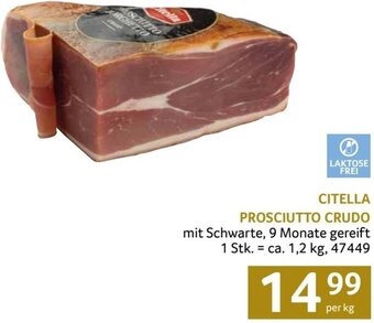 Transgourmet CITELLA PROSCIUTTO CRUDO per kg Angebot