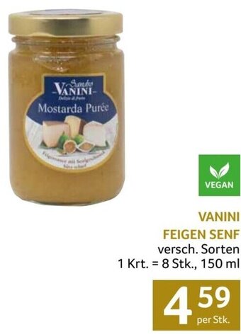 Transgourmet VANINI FEIGEN SENF per Stk. Angebot