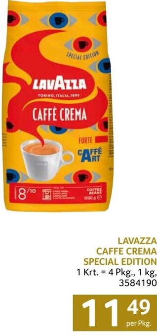 Transgourmet LAVAZZA CAFFE CREMA SPECIAL EDITION per Pkg. Angebot