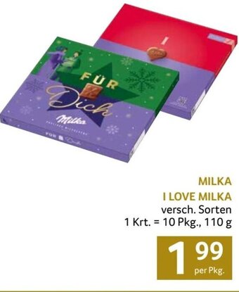 Transgourmet MILKA I LOVE MILKA per Pkg. Angebot
