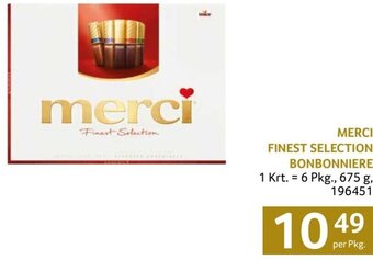 Transgourmet MERCI FINEST SELECTION BONBONNIERE per Pkg. Angebot