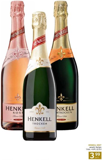 Transgourmet HENKELL SEKT versch. Sorten Angebot