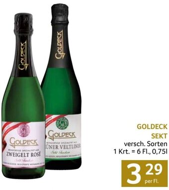Transgourmet GOLDECK SEKT per Fl. Angebot