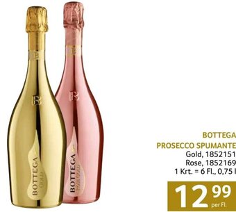 Transgourmet BOTTEGA PROSECCO SPUMANTE per FL Angebot