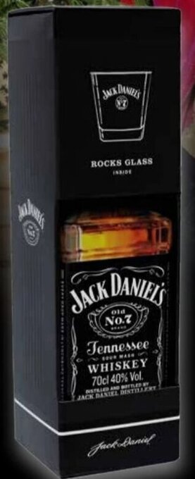 Transgourmet JACK DANIELS WHISKEY IM GESCHENK KARTON + 1 GLAS Angebot