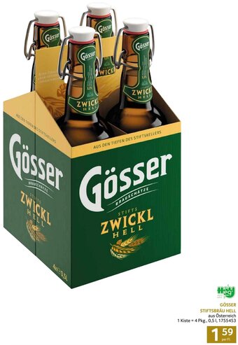 Transgourmet GÖSSER STIFTSBRÄU HELL Angebot