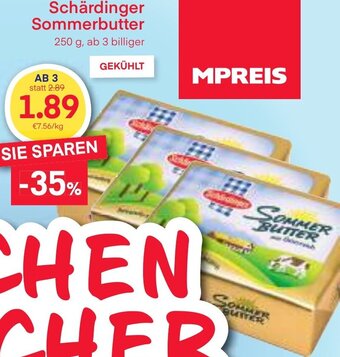MPreis Schärdinger Sommerbutter 250 g Angebot